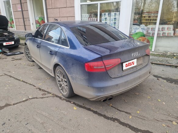 2013 Audi A4 IV (B8) Рестайлинг, синий, 1280000 рублей - вид 2