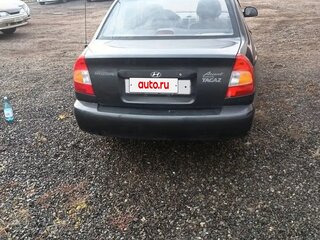 2011 Hyundai Accent ТагАЗ II, чёрный, 450000 рублей, вид 5