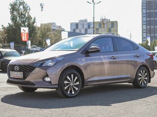 2020 Hyundai Solaris II Рестайлинг, коричневый, 1499000 рублей, вид 2