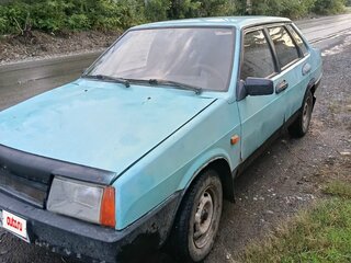 2000 Lada (ВАЗ) 21099, голубой, 100000 рублей, вид 3