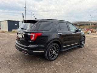 2019 Ford Explorer V Рестайлинг 2, чёрный, 2500000 рублей, вид 4