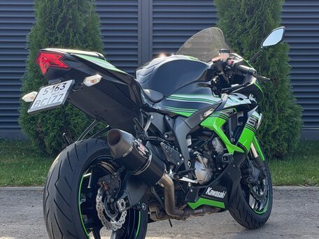 2016 Kawasaki ZX-6R Ninja, чёрный, 700000 рублей, вид 4