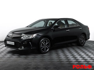 2016 Toyota Camry VII (XV50) Рестайлинг, чёрный, 2098000 рублей, вид 1