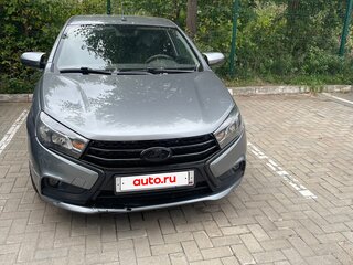 2017 Lada (ВАЗ) Vesta CNG I, серый, 600000 рублей, вид 1
