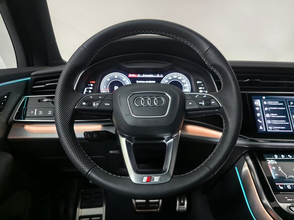 2024 Audi Q7 50 TDI II (4M) Рестайлинг 2, чёрный - вид 13