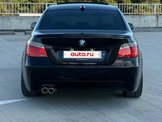 2007 BMW 5 серии 530i V (E60/E61) Рестайлинг, чёрный, 1800000 рублей, вид 4