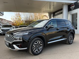 2021 Hyundai Santa Fe IV Рестайлинг, чёрный, 3550000 рублей, вид 4