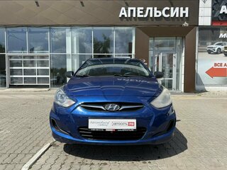 2014 Hyundai Solaris I, синий, 600021 рублей, вид 2