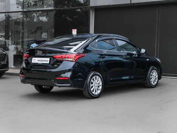 2018 Hyundai Solaris II, чёрный - вид 3