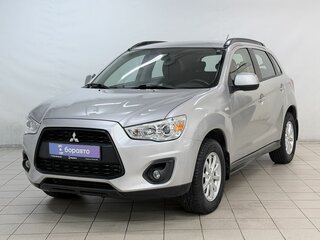 2014 Mitsubishi ASX I Рестайлинг, серебристый, 1299000 рублей, вид 1