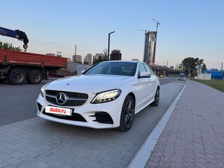 2020 Mercedes-Benz C-Класс 200 d IV (W205) Рестайлинг, белый, 2100000 рублей, вид 3