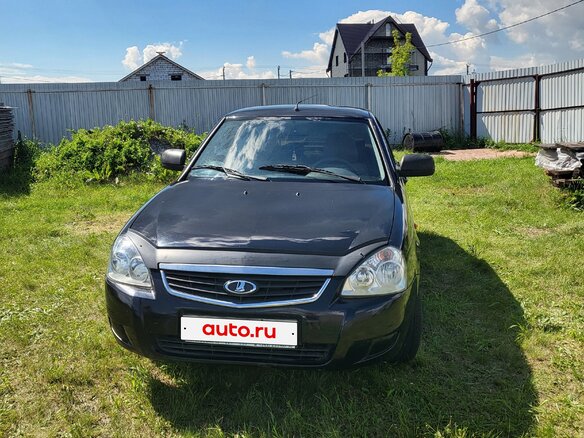 2013 Lada (ВАЗ) Priora I Рестайлинг, чёрный, 340000 рублей