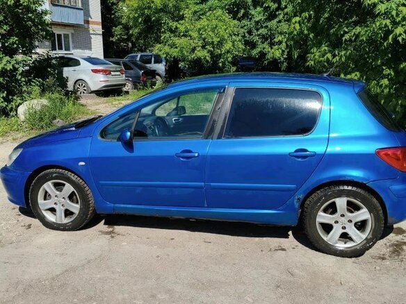 2001 Peugeot 307 I, синий, 160000 рублей - вид 3
