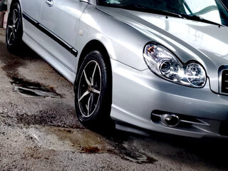 2007 Hyundai Sonata ТагАЗ IV (EF) Рестайлинг, серебристый, 500000 рублей, вид 1