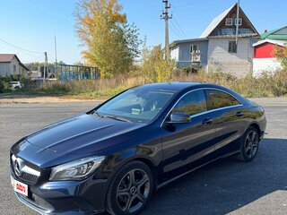 2018 Mercedes-Benz CLA 200 I (C117, X117) Рестайлинг, синий, 1700000 рублей, вид 2