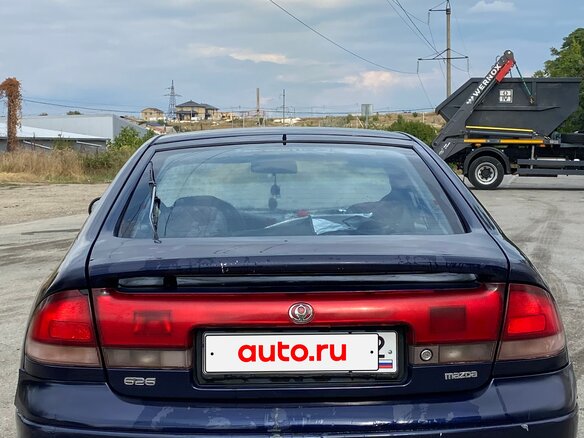 1995 Mazda 626 IV (GE), синий, 320000 рублей - вид 12