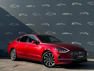 2021 Hyundai Sonata VIII (DN8), красный, 2488200 рублей, вид 3