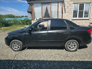 2013 Lada (ВАЗ) Granta I, чёрный, 450000 рублей, вид 2