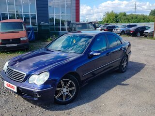 2003 Mercedes-Benz C-Класс 180 II (W203), синий, 420000 рублей, вид 1