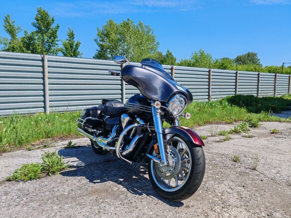 2008 Yamaha XV 1900, пурпурный, 885000 рублей - вид 2