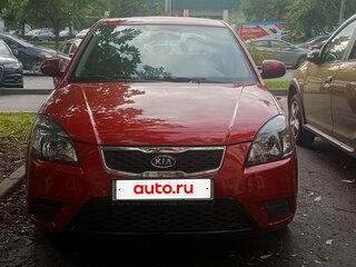 2011 Kia Rio II Рестайлинг, красный, 710000 рублей, вид 1
