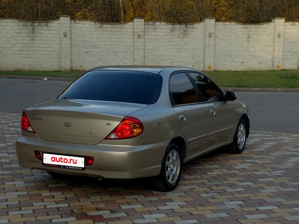 2007 Kia Spectra I Рестайлинг 2, бежевый - вид 4