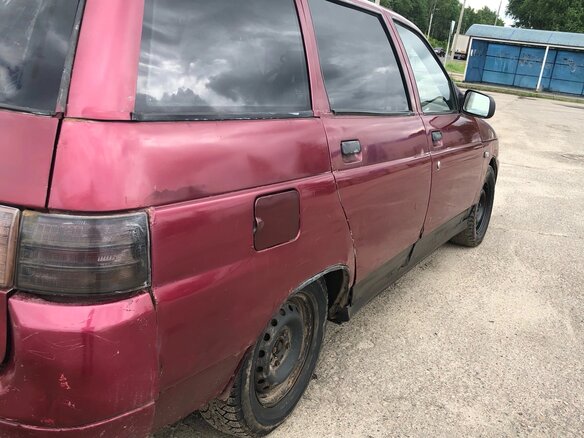 2005 Lada (ВАЗ) 2111 21112, красный - вид 5