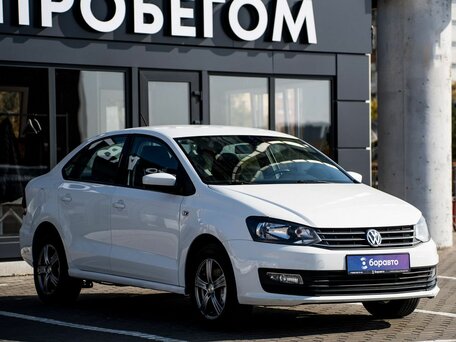2019 Volkswagen Polo V Рестайлинг, белый, 1166000 рублей, вид 3