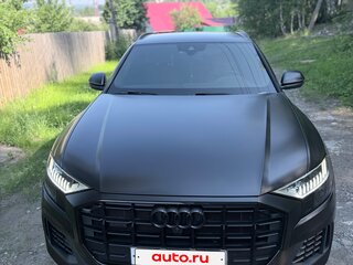 2019 Audi Q8 55 TFSI I (4M), чёрный, 7500000 рублей, вид 4