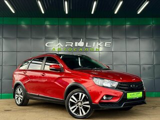 2019 Lada (ВАЗ) Vesta SW Cross I, красный, 1199000 рублей, вид 1