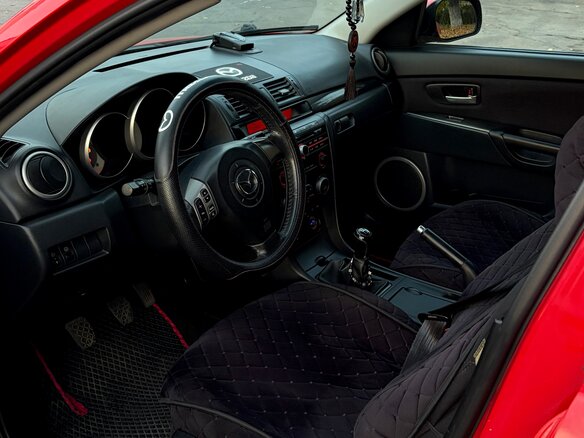 2007 Mazda 3 I (BK) Рестайлинг, красный - вид 10