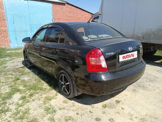 2008 Hyundai Verna II, чёрный, 300000 рублей, вид 3