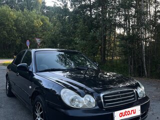 2008 Hyundai Sonata ТагАЗ IV (EF) Рестайлинг, чёрный, 280000 рублей, вид 2