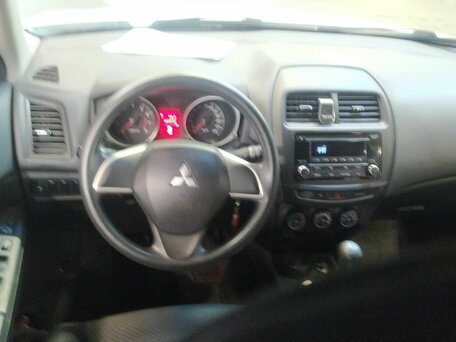 2014 Mitsubishi ASX I Рестайлинг, белый, 1197000 рублей, вид 5