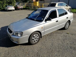 2007 Hyundai Accent ТагАЗ II, серебристый, 340000 рублей, вид 2