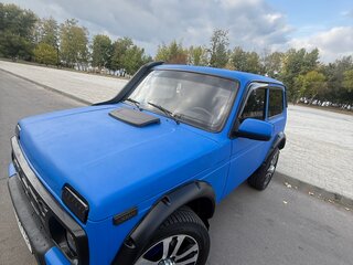 2005 Lada (ВАЗ) 2121 (4x4) I Рестайлинг, синий, 430000 рублей, вид 4