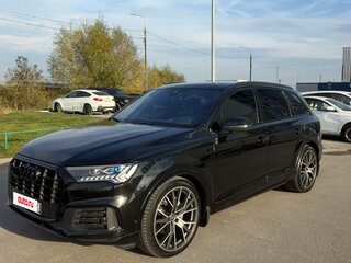 2021 Audi Q7 45 TDI II (4M) Рестайлинг, чёрный, 6950000 рублей, вид 1