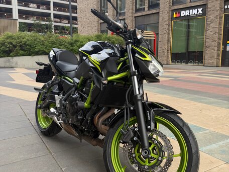 2021 Kawasaki Z 650, зелёный, 780000 рублей, вид 2