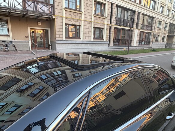 2014 Audi A8 Long III (D4) Рестайлинг, чёрный - вид 6