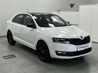 2017 Skoda Rapid I Рестайлинг, белый, 990000 рублей, вид 3