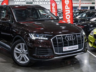 2020 Audi Q7 45 TDI II (4M) Рестайлинг, коричневый, 6699700 рублей, вид 5