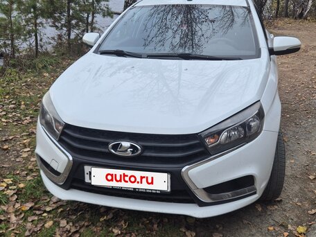 2015 Lada (ВАЗ) Vesta I, белый, 620000 рублей, вид 4