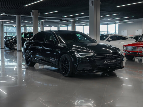 2021 Audi A6 40 TDI V (C8), чёрный - вид 1