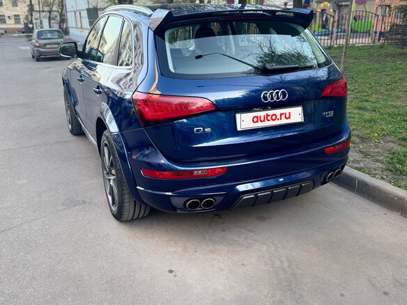 2014 Audi Q5 I (8R) Рестайлинг, синий, 1741000 рублей - вид 6
