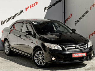 2012 Toyota Corolla X (E140, E150) Рестайлинг, чёрный, 955000 рублей, вид 3