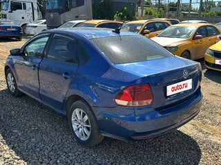 2019 Volkswagen Polo V Рестайлинг, синий, 611100 рублей, вид 4