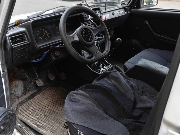 1997 Lada (ВАЗ) 2107, белый, 150000 рублей - вид 6