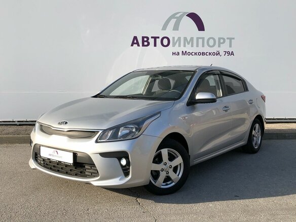 2019 Kia Rio IV, серебристый, 1320000 рублей