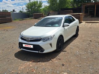 2015 Toyota Camry US Market VII (XV50) Рестайлинг, белый, 2250000 рублей, вид 2