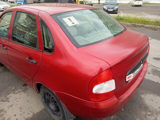 2011 Lada (ВАЗ) Kalina I, красный, 135000 рублей, вид 2